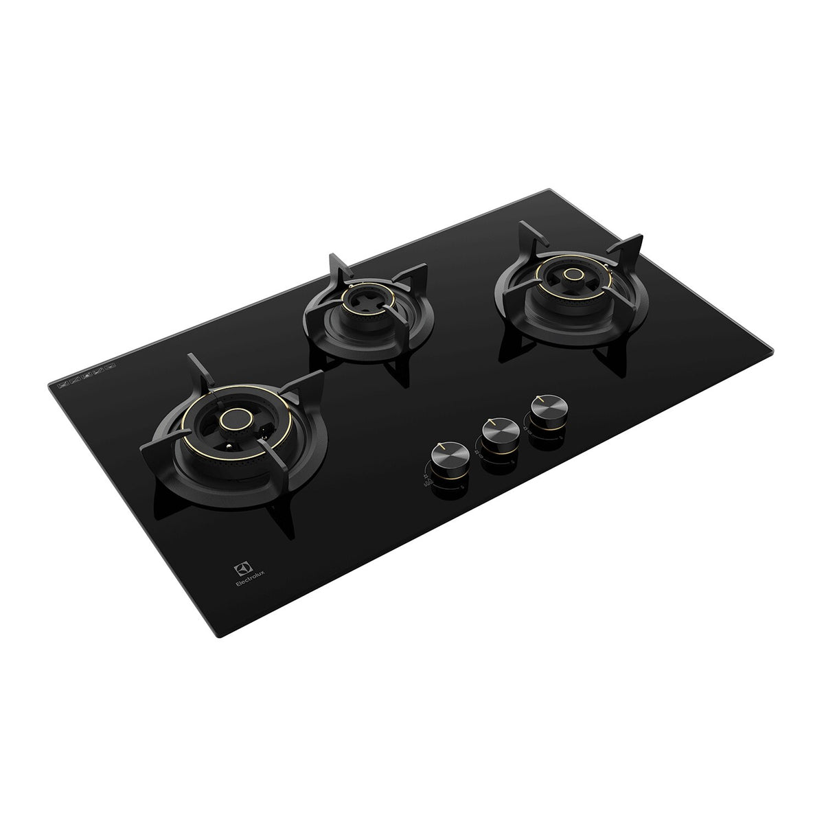 Electrolux EHG7330BC 75 cm Built-in Gas Hob with Black Glass Finish-2
