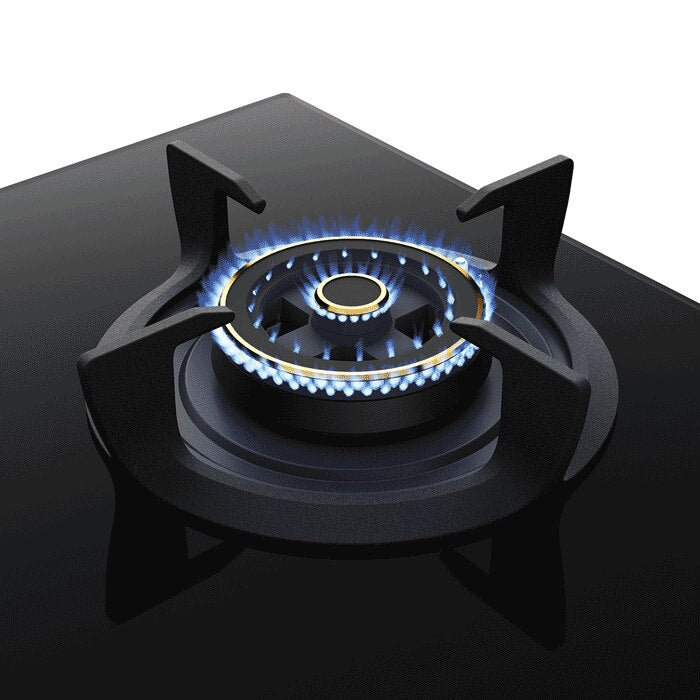 Electrolux EHG7330BC 75 cm Built-in Gas Hob with Black Glass Finish-5