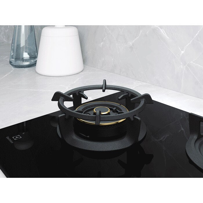 Electrolux EHG7330BC 75 cm Built-in Gas Hob with Black Glass Finish-4