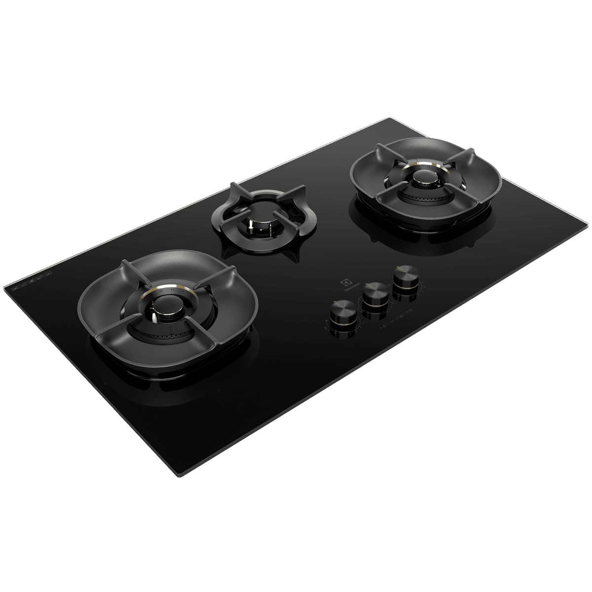 Electrolux EHG9351BC 90 cm Built-in Gas Hob with Black Glass Finish