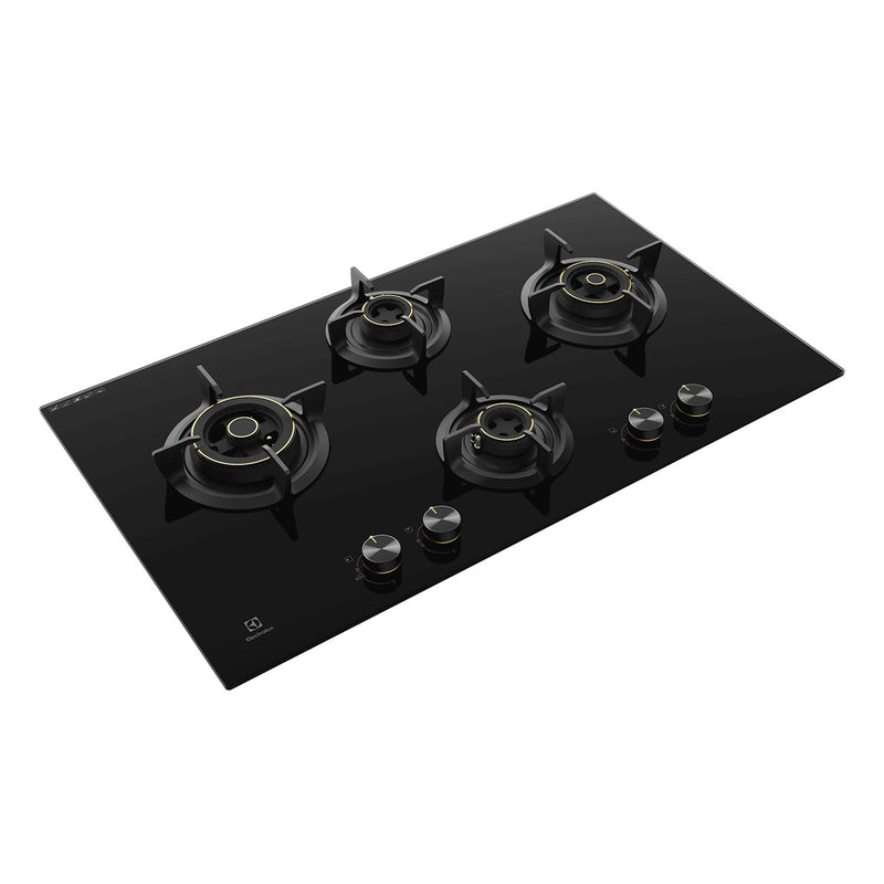 Electrolux EHG9430BCD 90 cm Built-in Gas Hob with Black Glass Finish-2