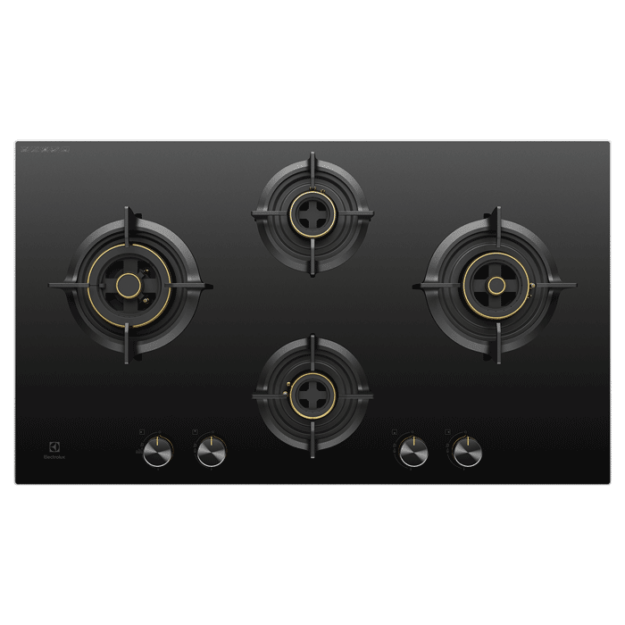 Electrolux EHG9430BCD 90 cm Built-in Gas Hob with Black Glass Finish-1