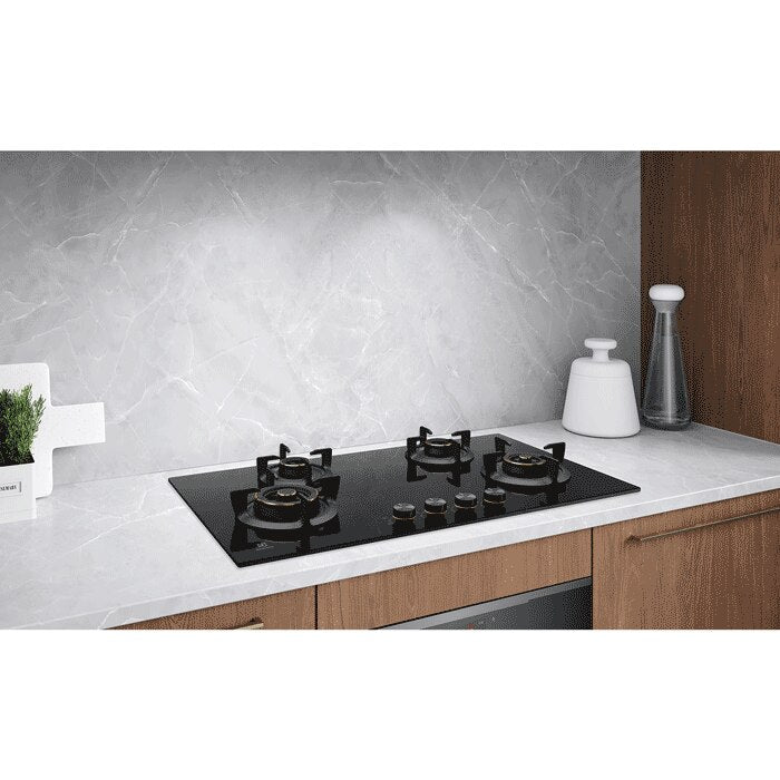 Electrolux EHG9430BCI 90 cm Built-in Gas Hob with Black Glass Finish-5
