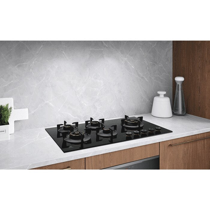 Electrolux EHG9530BC 90 cm Built-in Gas Hob with Black Glass Finish-2