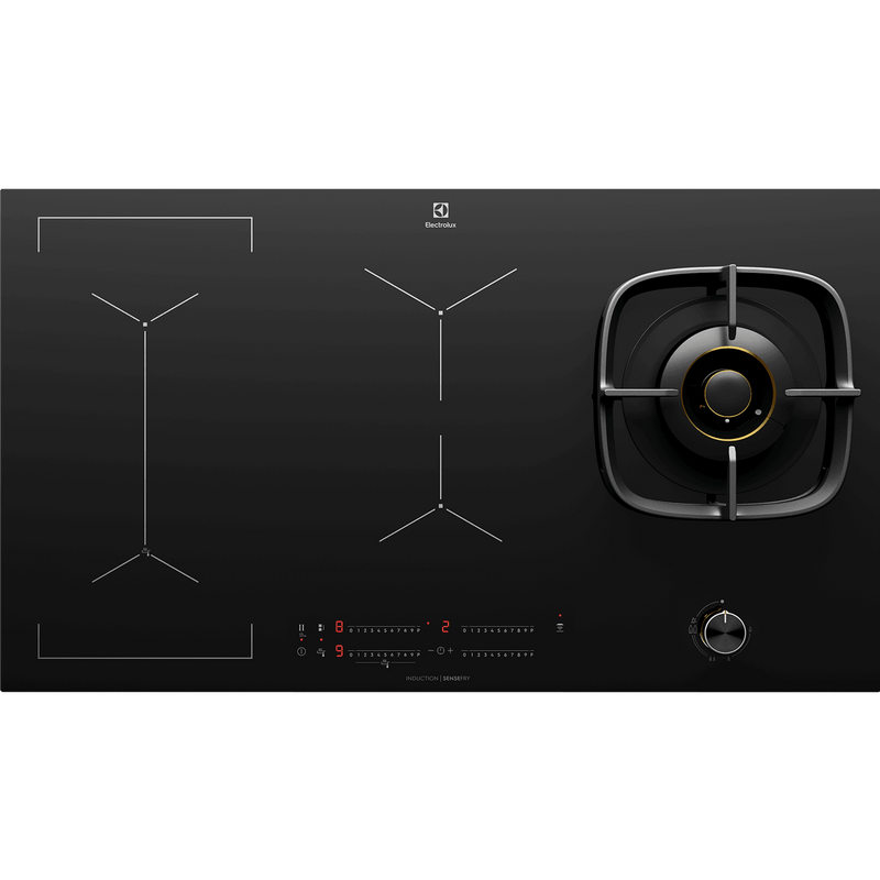 Electrolux EHH957BE 90 cm Built-in Induction Hob with Black Glass Finish-2