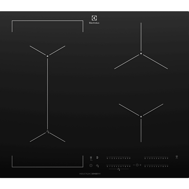Electrolux EHI645BE Built-in Induction Hob with Black Glass Finish-1