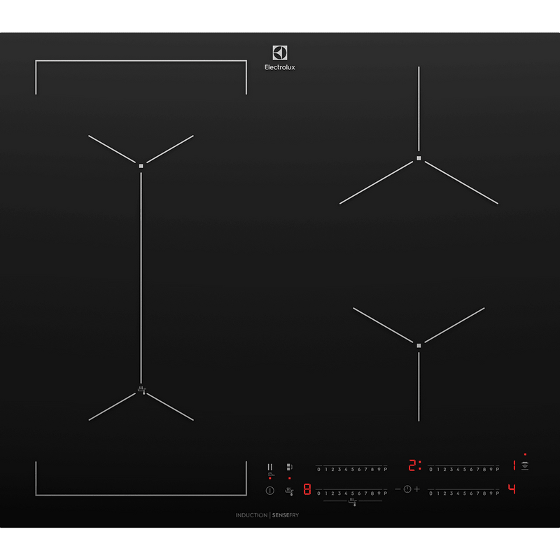 Electrolux EHI645BE Built-in Induction Hob with Black Glass Finish-2