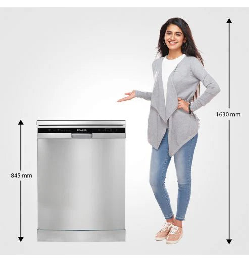 Faber FFSD 6PR 12S Neo Inox Freestanding Dishwasher – 12 Place Settings, 6 Wash Programs, Stainless Steel Finish, Half Load, LED Display-13