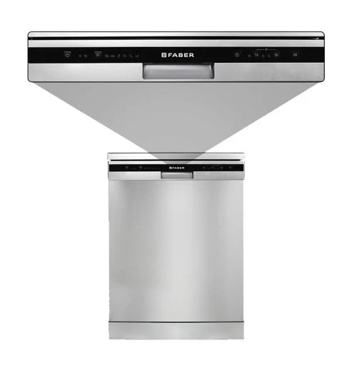 Faber FFSD 6PR 12S Neo Inox Freestanding Dishwasher – 12 Place Settings, 6 Wash Programs, Stainless Steel Finish, Half Load, LED Display-14