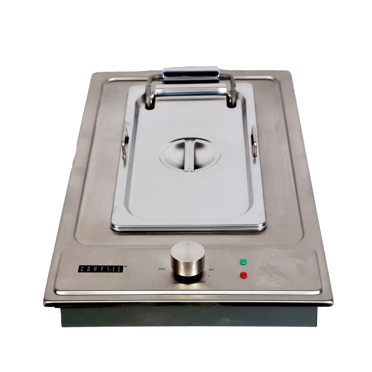 Carysil Built-In Deep Fryer 30 cm | 5L Capacity | Stainless Steel | 2300W Power | Adjustable Thermostat | Countertop Integrated Kitchen Fryer