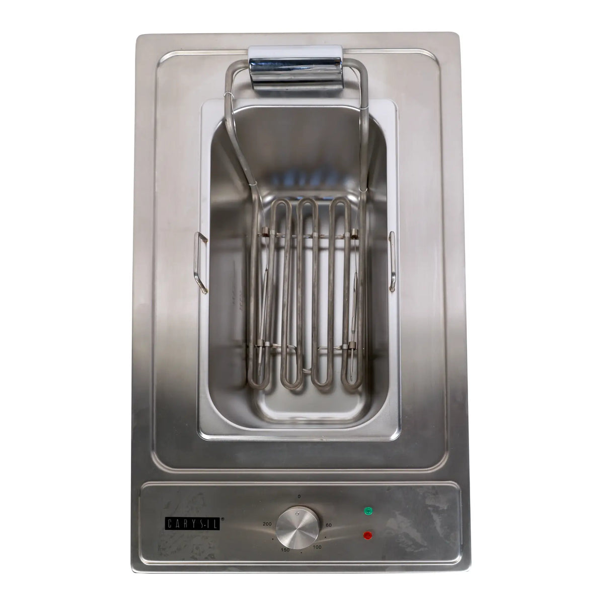 Carysil Built-In Deep Fryer 30 cm | 5L Capacity | Stainless Steel | 2300W Power | Adjustable Thermostat | Countertop Integrated Kitchen Fryer-4