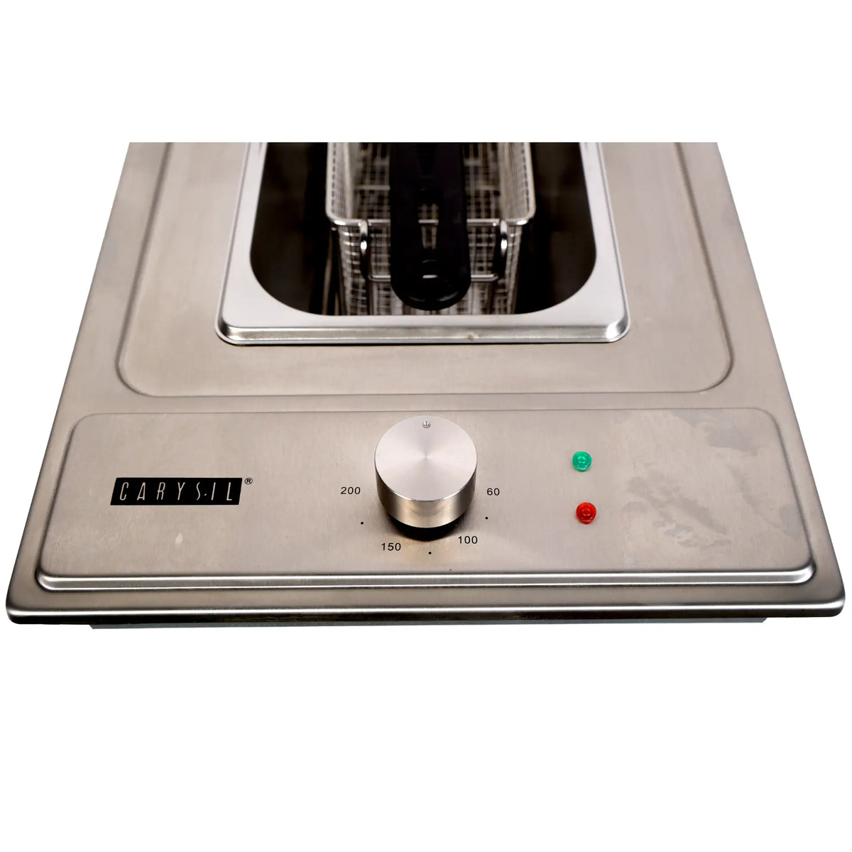 Carysil Built-In Deep Fryer 30 cm | 5L Capacity | Stainless Steel | 2300W Power | Adjustable Thermostat | Countertop Integrated Kitchen Fryer-5