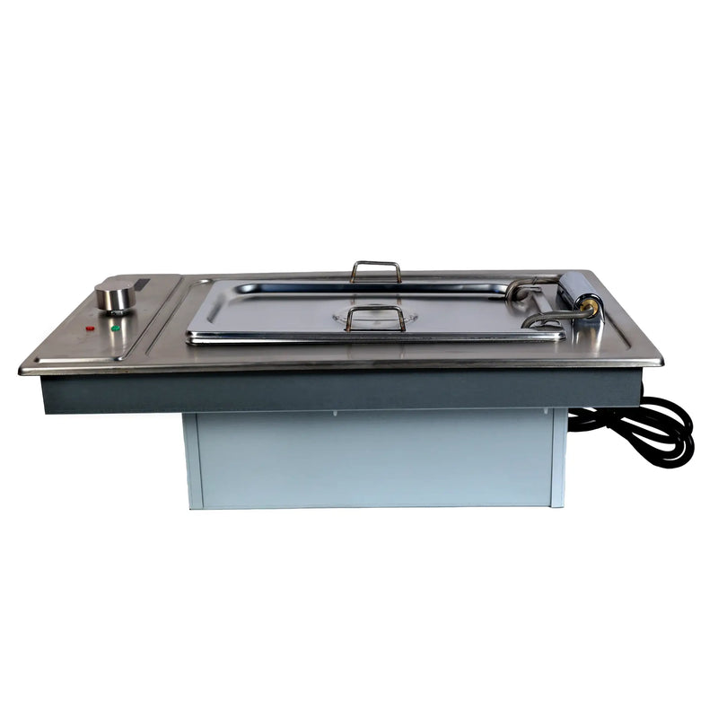 Carysil Built-In Deep Fryer 30 cm | 5L Capacity | Stainless Steel | 2300W Power | Adjustable Thermostat | Countertop Integrated Kitchen Fryer-7