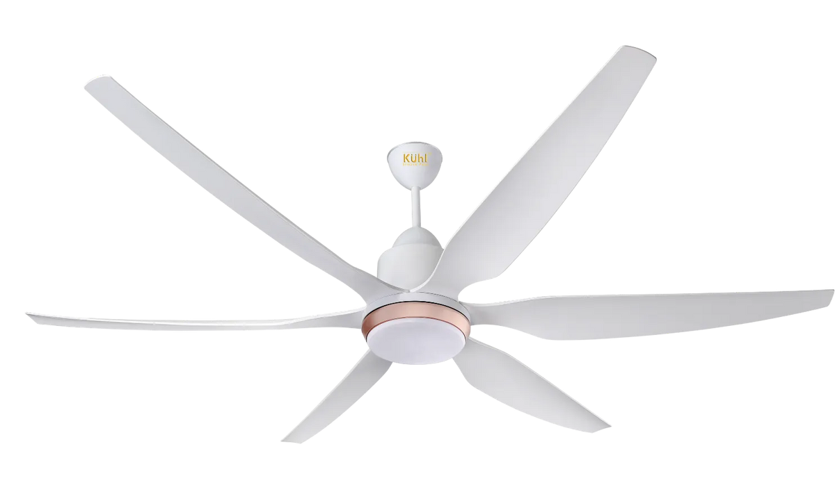 Kühl Galaxis G6 BLDC Ceiling Fan 1400/1670mm | Smart WiFi Fan with Downlight | 6 Blade Designer Fan | 282 CMM Airflow | Alexa Enabled | Remote Control-1