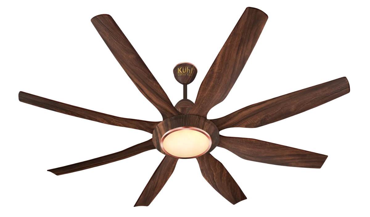 Kühl Galaxis G8 BLDC Ceiling Fan 1500/1740mm | Smart WiFi Fan with Downlight | 8 Blade Designer Fan | 285 CMM Airflow | Alexa Enabled | Remote Control-3