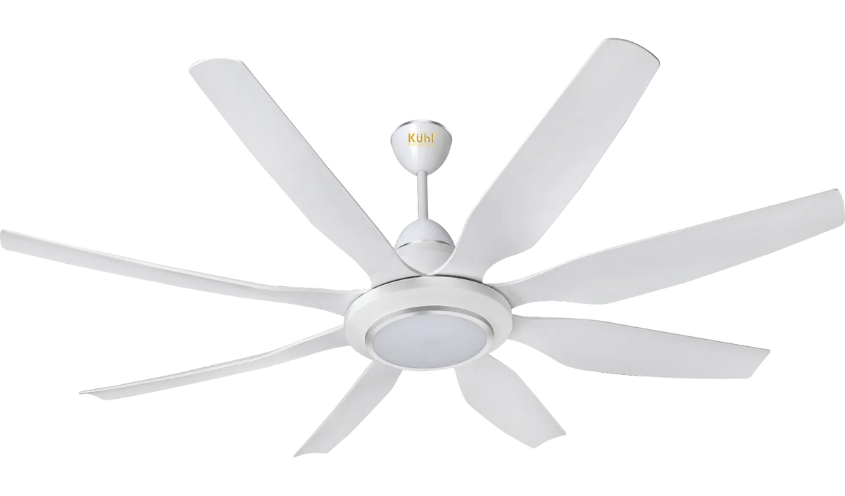 Kühl Galaxis G8 BLDC Ceiling Fan 1500/1740mm | Smart WiFi Fan with Downlight | 8 Blade Designer Fan | 285 CMM Airflow | Alexa Enabled | Remote Control-1