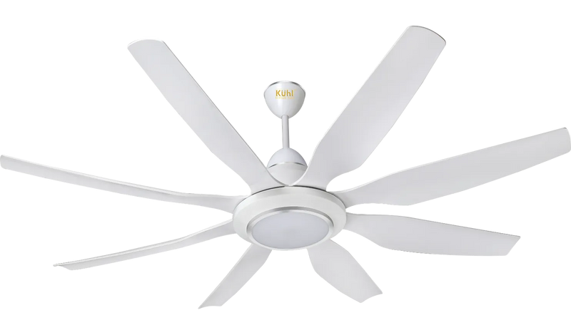 Kühl Galaxis G8 BLDC Ceiling Fan 1500/1740mm | Smart WiFi Fan with Downlight | 8 Blade Designer Fan | 285 CMM Airflow | Alexa Enabled | Remote Control-1