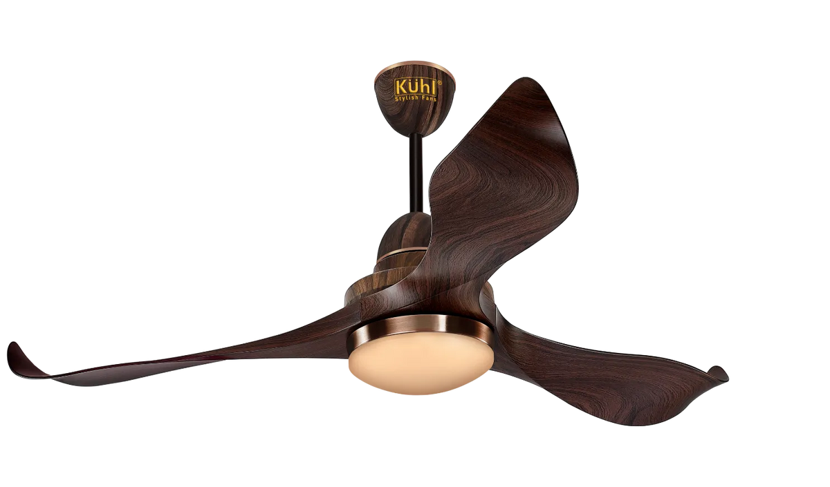 Kühl Glanz F3 3-Blade BLDC Ceiling Fan 1320mm | Smart WiFi Fan with Downlight | Alexa Enabled | 5 Star Rated | Low Noise | Anti-Dus-9