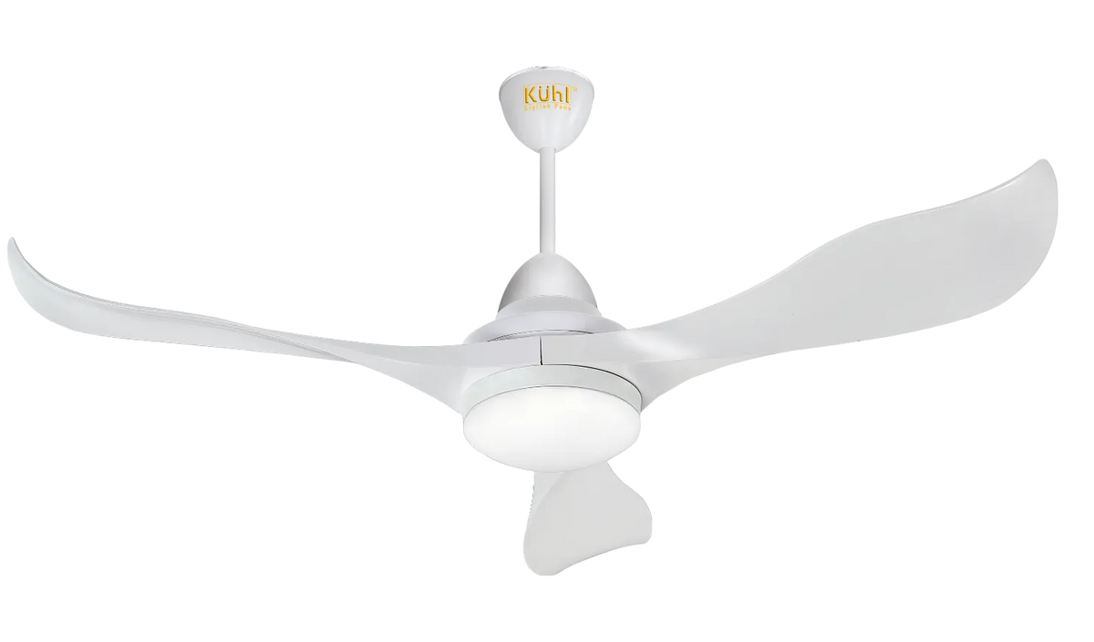 Kühl Glanz F3 3-Blade BLDC Ceiling Fan 1320mm | Smart WiFi Fan with Downlight | Alexa Enabled | 5 Star Rated | Low Noise | Anti-Dus-1