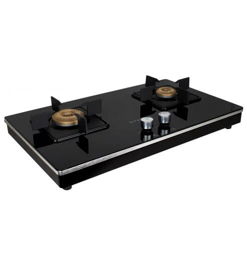 Faber Hob Cooktop Elite 2BB BK CI – 2 Burner Gas Cooktop with Forged Burners, Jumbo Burner, Black Matte Finish-6