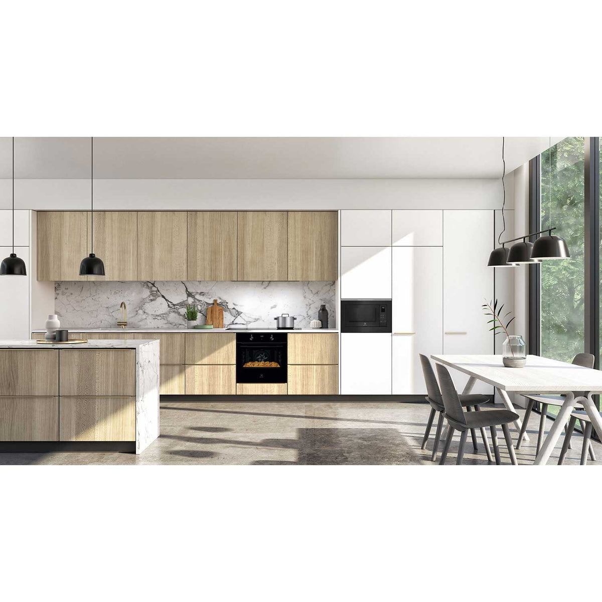 Electrolux EMSB25XG UltimateTaste 500 60 cm Built-in Grill Microwave Oven – 25L Capacity-4