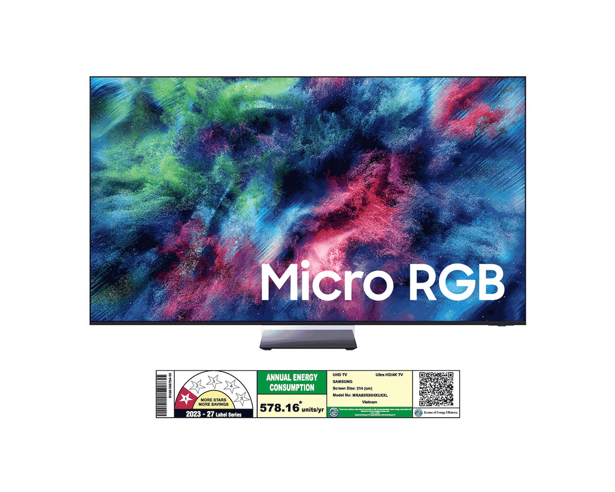 Samsung 85 Inch Micro RGB R95H 4K Smart TV (2026) – Infinity Air Design