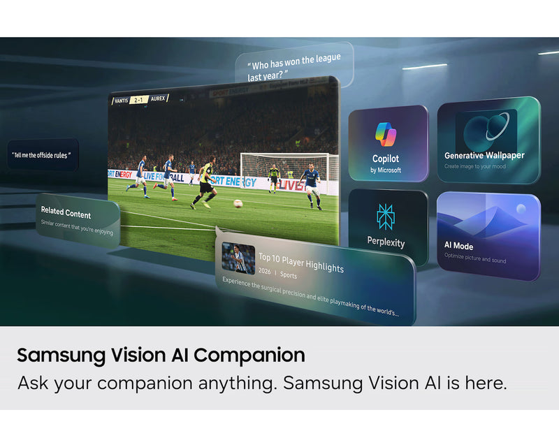 Samsung 75 Inch Micro RGB R85H 4K Smart TV (2026) – Titan Black-7