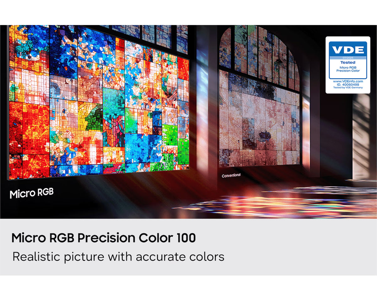 Samsung 75 Inch Micro RGB R95H 4K Smart TV (2026) – Black-6