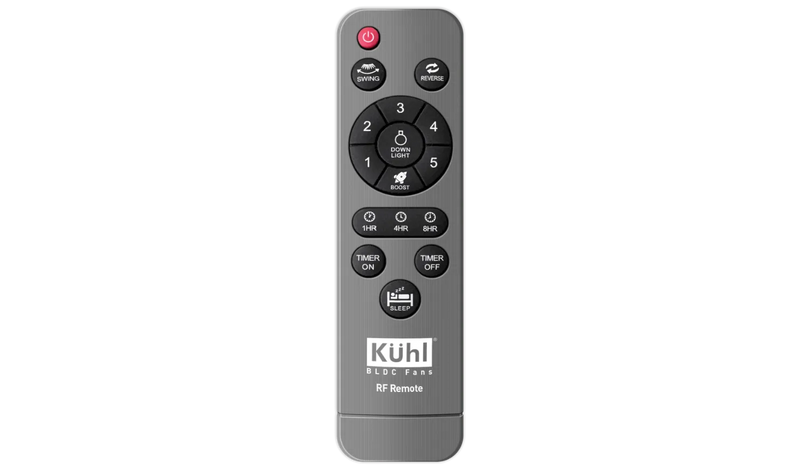 Kühl Meridian M3 BLDC Ceiling Fan 1200mm | 5 Star Energy Saving Fan | LED Speed Display | Remote Control | Reverse Mode | Silent 3 Blade Fan | 225 CMM Airflow-11