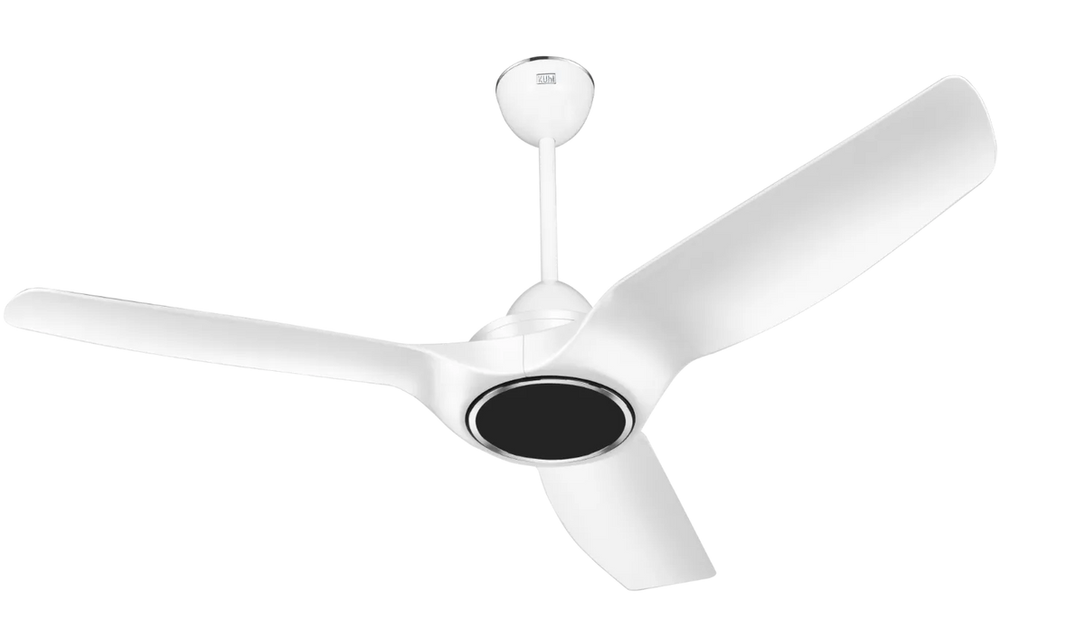 Kühl Meridian M3 BLDC Ceiling Fan 1200mm | 5 Star Energy Saving Fan | LED Speed Display | Remote Control | Reverse Mode | Silent 3 Blade Fan | 225 CMM Airflow