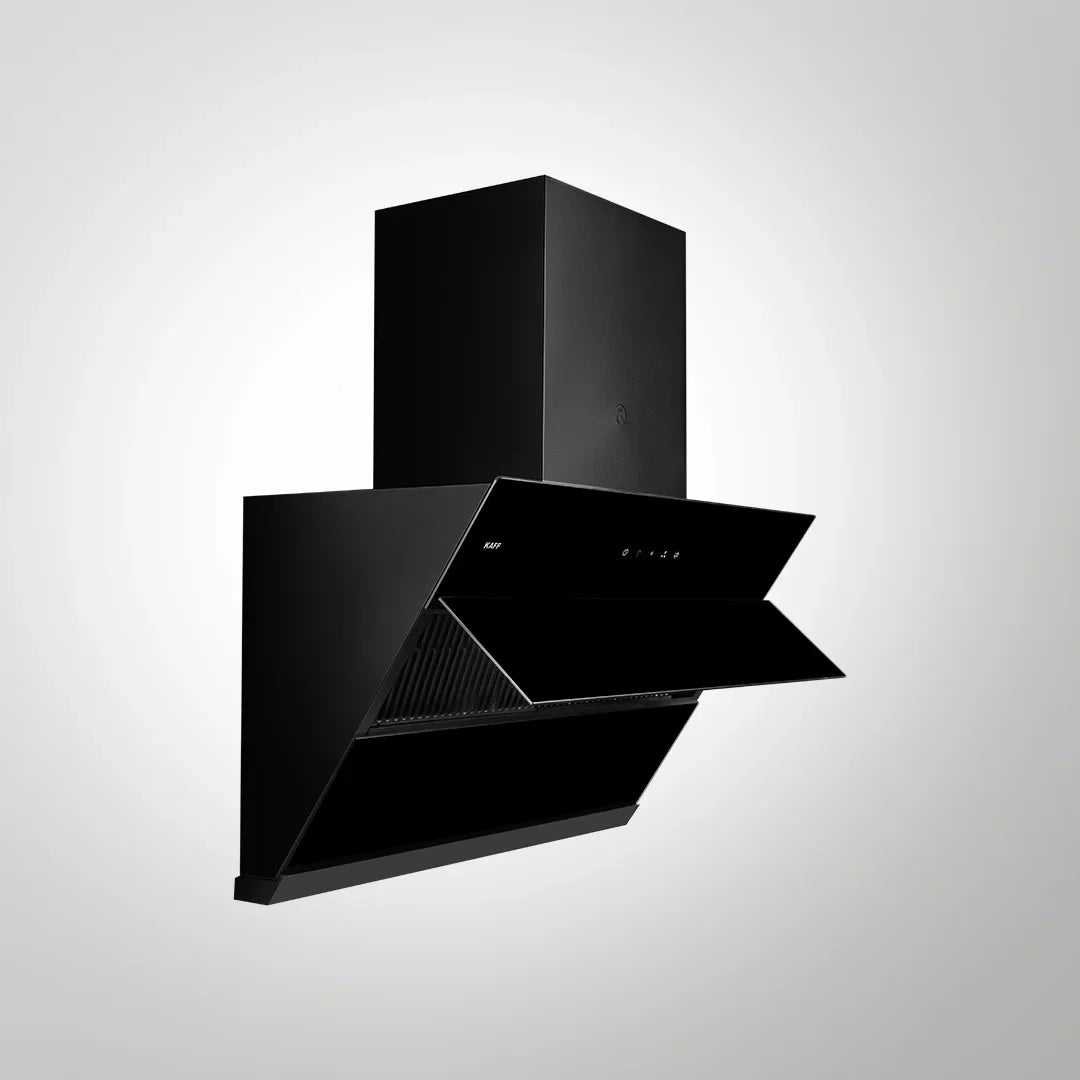 KAFF Nobelo LX DHC 60/75 cm Filterless Auto Clean Chimney with Gesture Control (Black Glass)-8
