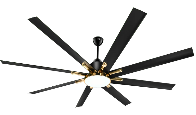 Kühl Polariz Gold 72 BLDC Ceiling Fan 1800mm | 8 Blade Luxury Fan with Downlight | Smart WiFi Fan | Alexa Enabled | Remote Control | 5 Star Energy Saving | 282 CMM Airflow-2