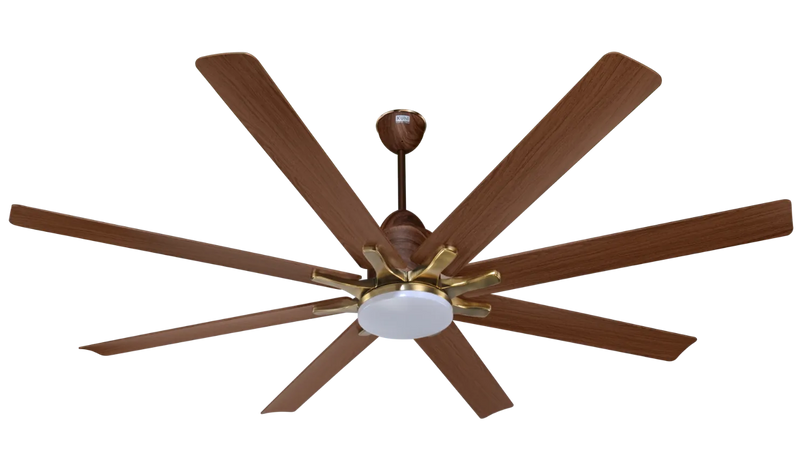 Kühl Polariz Star 66 BLDC Ceiling Fan 1650mm | 8 Blade Smart Fan with Downlight | WiFi & Alexa Enabled | Remote Control | 5 Star Energy Saving | Silent High Airflow Fan-1