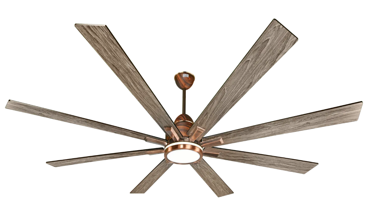 Kühl Polariz Super 72 BLDC Ceiling Fan 1800mm | 8 Blade Smart Fan with Downlight | WiFi & Alexa Enabled | Remote Control | 5 Star Energy Saving | Silent High Airflow Fan