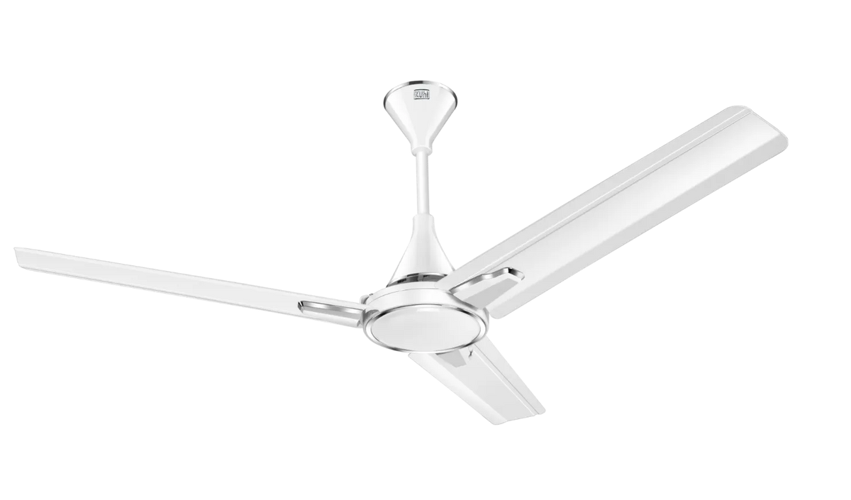 Kühl Prima A1-DUO BLDC Ceiling Fan 1200mm | Remote + Regulator Control | 29W Energy Saving | 220 CMM Airflow | 5 Star Rated | Low Noise Fan
