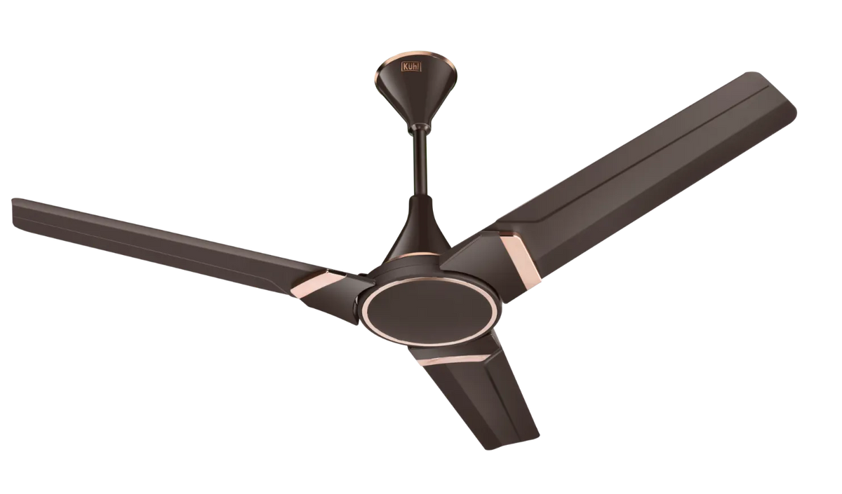 Kühl Prima A3-DUO BLDC Ceiling Fan 1200mm | Remote + Regulator Control | 29W Energy Saving | 220 CMM Airflow | 5 Star Rated | Silent Fan