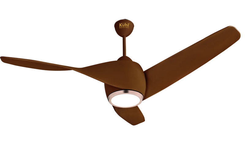 Kühl Luxus C5 BLDC Smart Ceiling Fan 1200/1320mm | WiFi + Alexa Enabled | 5 Aerodynamic Blades | Downlight + Night Light | Remote Control | 5 Star Rated-2