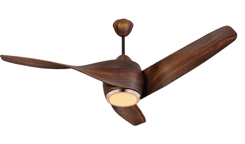 Kühl Luxus C5 BLDC Smart Ceiling Fan 1200/1320mm | WiFi + Alexa Enabled | 5 Aerodynamic Blades | Downlight + Night Light | Remote Control | 5 Star Rated-4