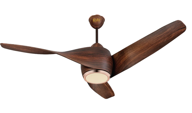 Kühl Luxus C5 BLDC Smart Ceiling Fan 1200/1320mm | WiFi + Alexa Enabled | 5 Aerodynamic Blades | Downlight + Night Light | Remote Control | 5 Star Rated-5