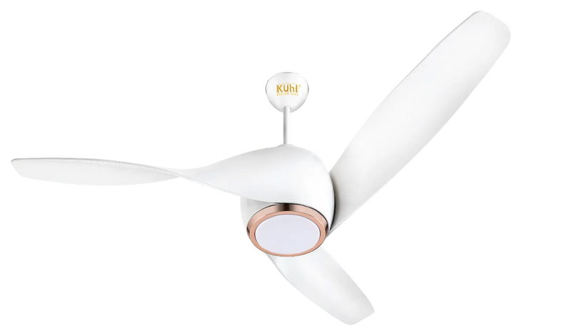 Kühl Luxus C5 BLDC Smart Ceiling Fan 1200/1320mm | WiFi + Alexa Enabled | 5 Aerodynamic Blades | Downlight + Night Light | Remote Control | 5 Star Rated-1
