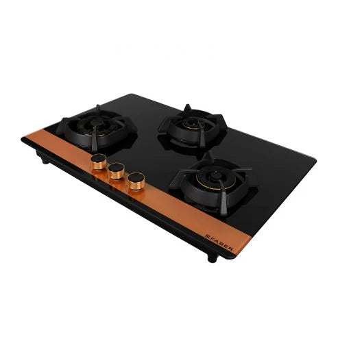 Faber Utopia HT-783 BR CI 75 cm Built-In Gas Hob – 3 Brass Burners, Flame Failure Safety & Auto-Ignition-7