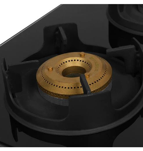 Faber Cooktop Onyx 4BB BK CI – 4 Burner Gas Cooktop with Brass Burners, Jumbo Burner, MS Powder Coated Finish-4