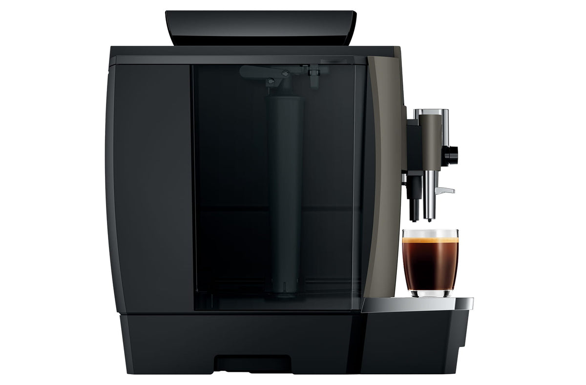 JURA W8 Dark Inox Automatic Coffee Machine (17 Specialities, P.A.G.2 Grinder, One-Touch Cappuccino, Coffee Eye Sensor, Commercial Use)-3
