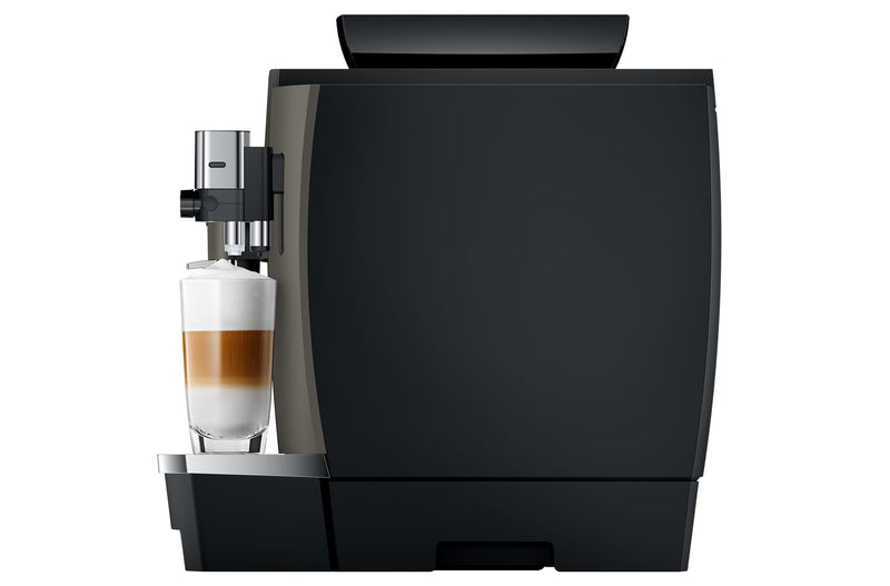 JURA W8 Dark Inox Automatic Coffee Machine (17 Specialities, P.A.G.2 Grinder, One-Touch Cappuccino, Coffee Eye Sensor, Commercial Use)-4