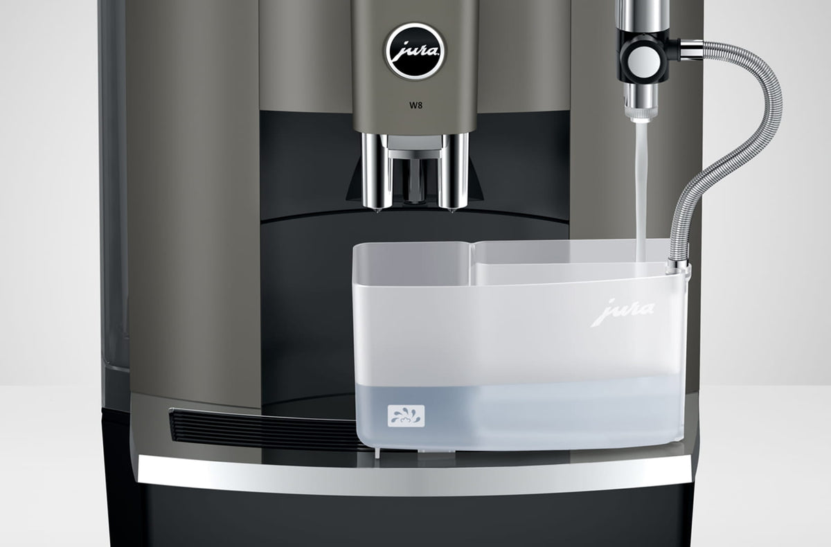 JURA W8 Dark Inox Automatic Coffee Machine (17 Specialities, P.A.G.2 Grinder, One-Touch Cappuccino, Coffee Eye Sensor, Commercial Use)-9