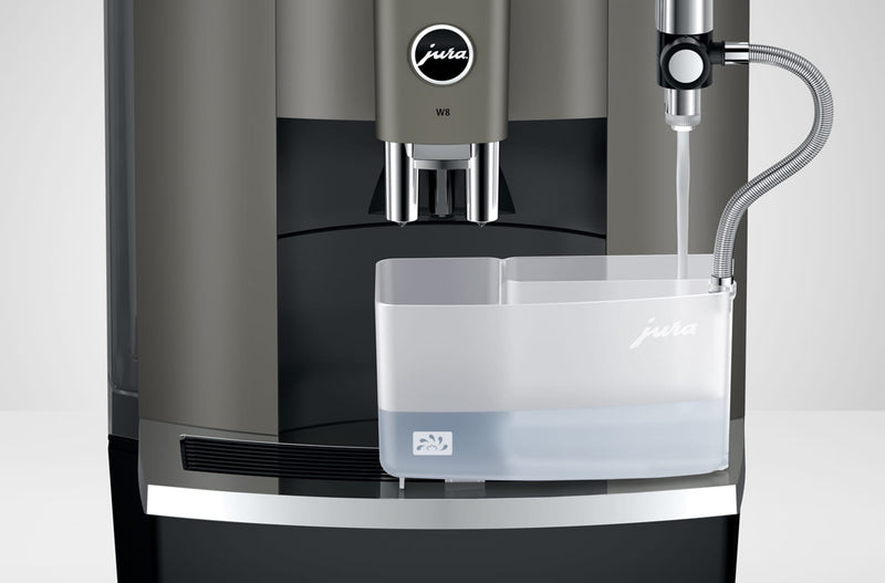 JURA W8 Dark Inox Automatic Coffee Machine (17 Specialities, P.A.G.2 Grinder, One-Touch Cappuccino, Coffee Eye Sensor, Commercial Use)-9