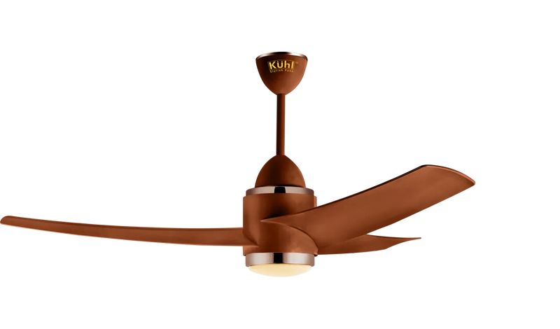 Kühl Windzz K3 BLDC Ceiling Fan 1320mm | WiFi Smart Fan with Remote & App Control | 250 CMM Airflow | Downlight | 5 Star Rated | Reverse Mode-5