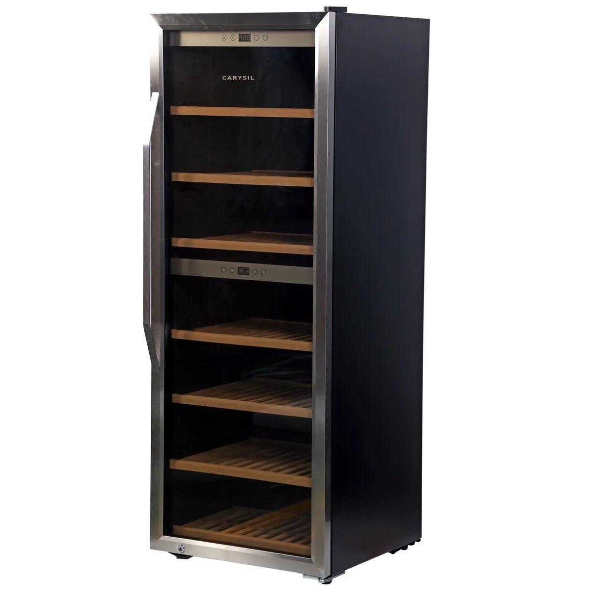 Carysil 126 Bottle Wine Chiller (350L) | Commercial Dual Zone Cooling | 3°C–20°C | Freestanding Wine Cooler | LED Display | Glass Door-3